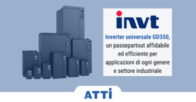inverter universale GD350 di INVT distribuito ATTI